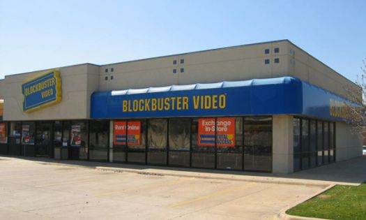Former Blockbuster store exterior image